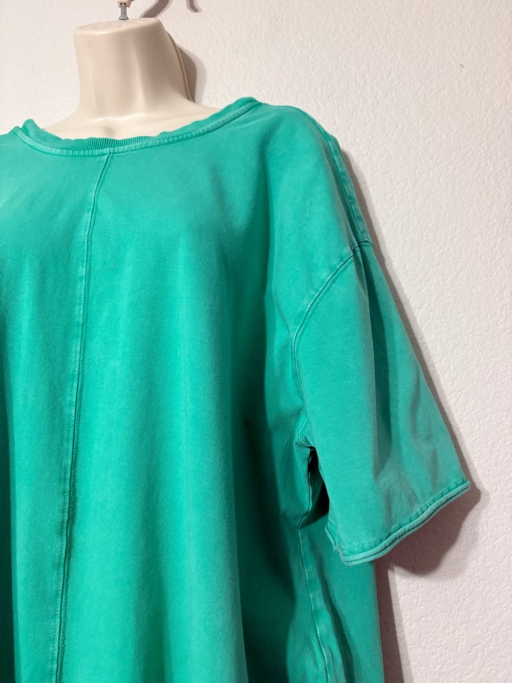 Free People Movement Hot Shot Casual Green Short Romper Oversized Roomy Pockets - Picture 8 of 16